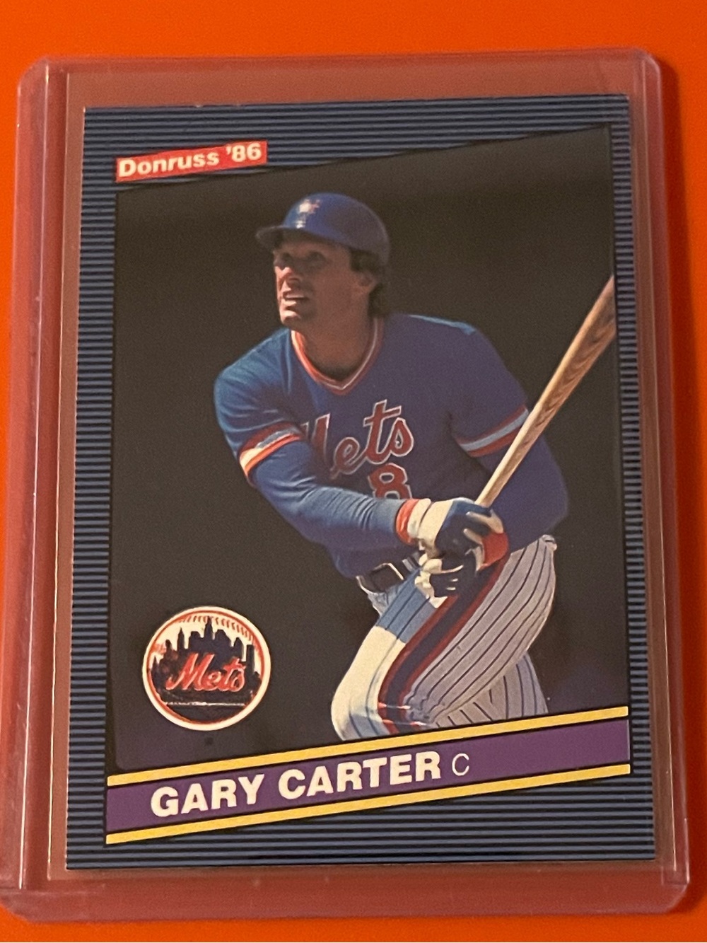 Gary Carter #68 1986 Donruss Baseball Trading Card